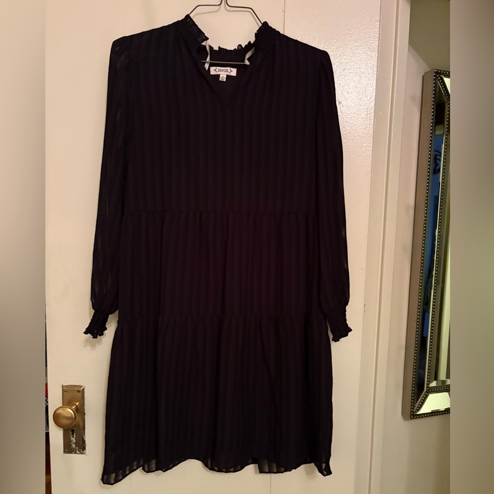 Nanette Lepore Black Midi Dress